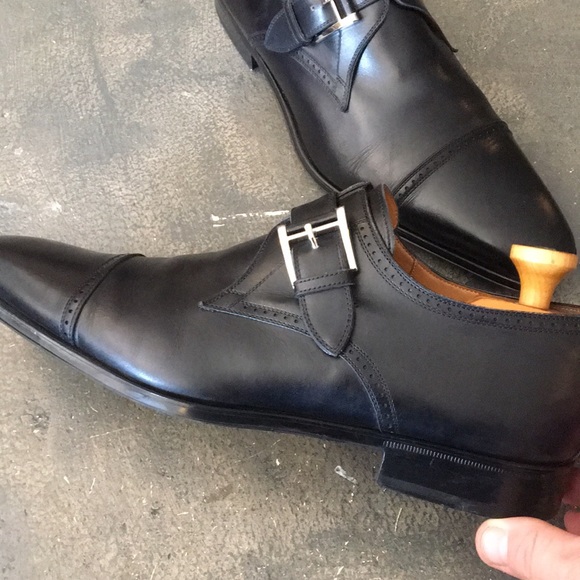 Magnanni Other - Like New !!! Magnanni Monk strap cap toe ! 🔥